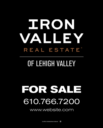 Picture of Sign - Iron Valley Real Estate 30 x 24 Yard Panel